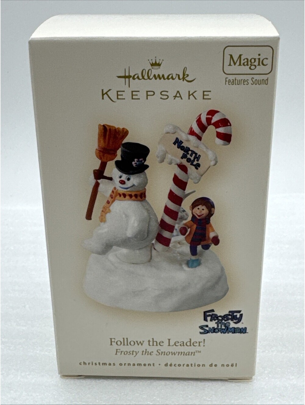 2008 Hallmark Keepsake Ornament Follow the Leader Frosty the Snowman Magic New